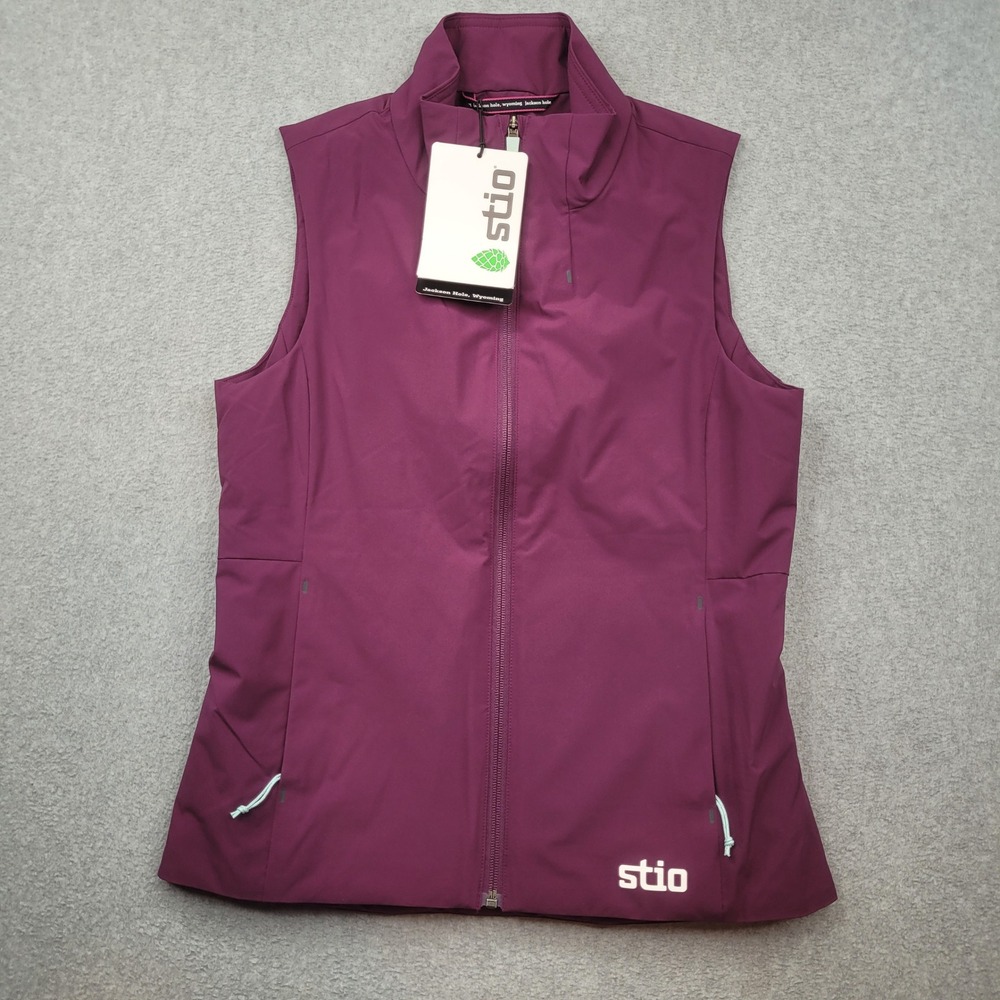 Stio Insulated Vest Womens XS Violet Twilight Full Zip Outdoor 100095-600-XS